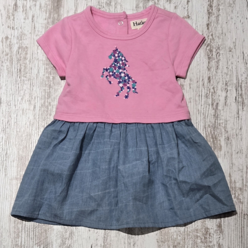 Hatley Pink Unicorn Baby Dress